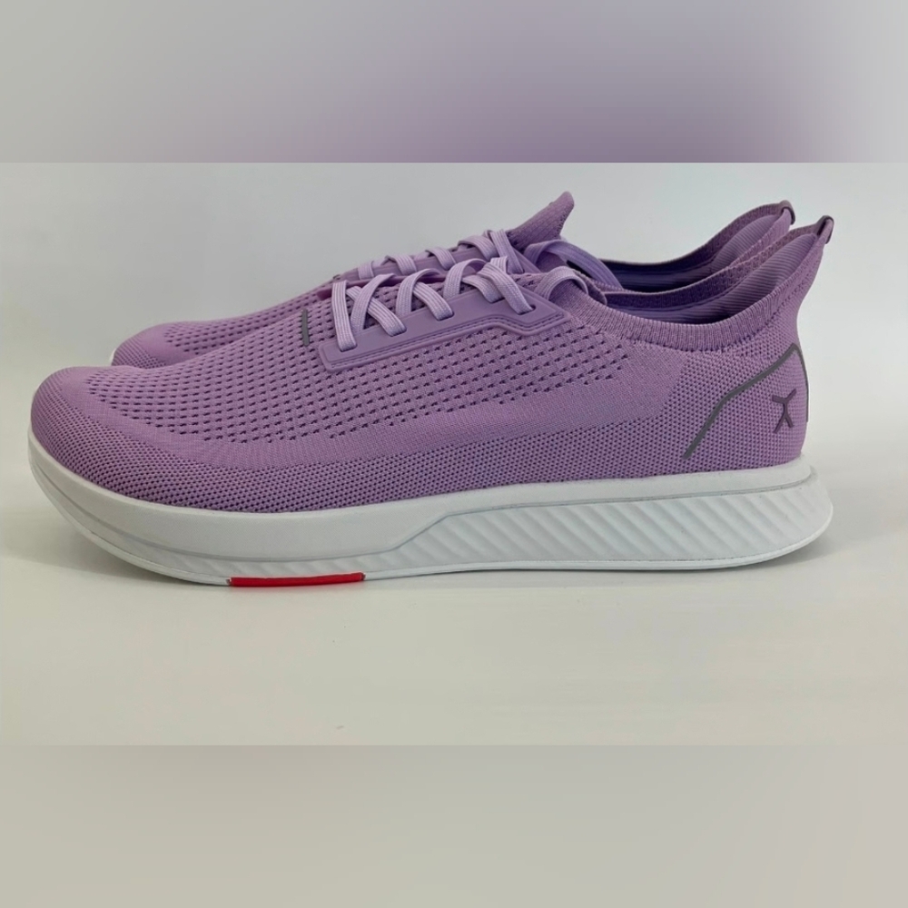 NWOB Flux Footwear Adapt Runner Lavender Running Lightweight Knit Mens Shoes